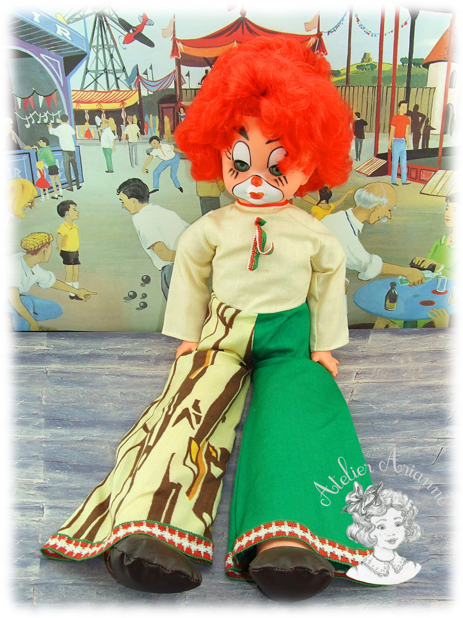 Mon grand clown Ari 3448 — Mon grand clown Ari 3448 — document original du blog, vue 1 — vue 1.