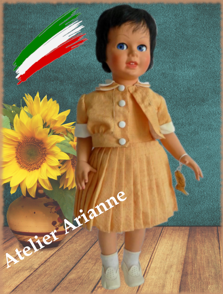Poupée italienne Bonomi — Poupée italienne Bonomi — document original du blog, vue 1 — vue 1.