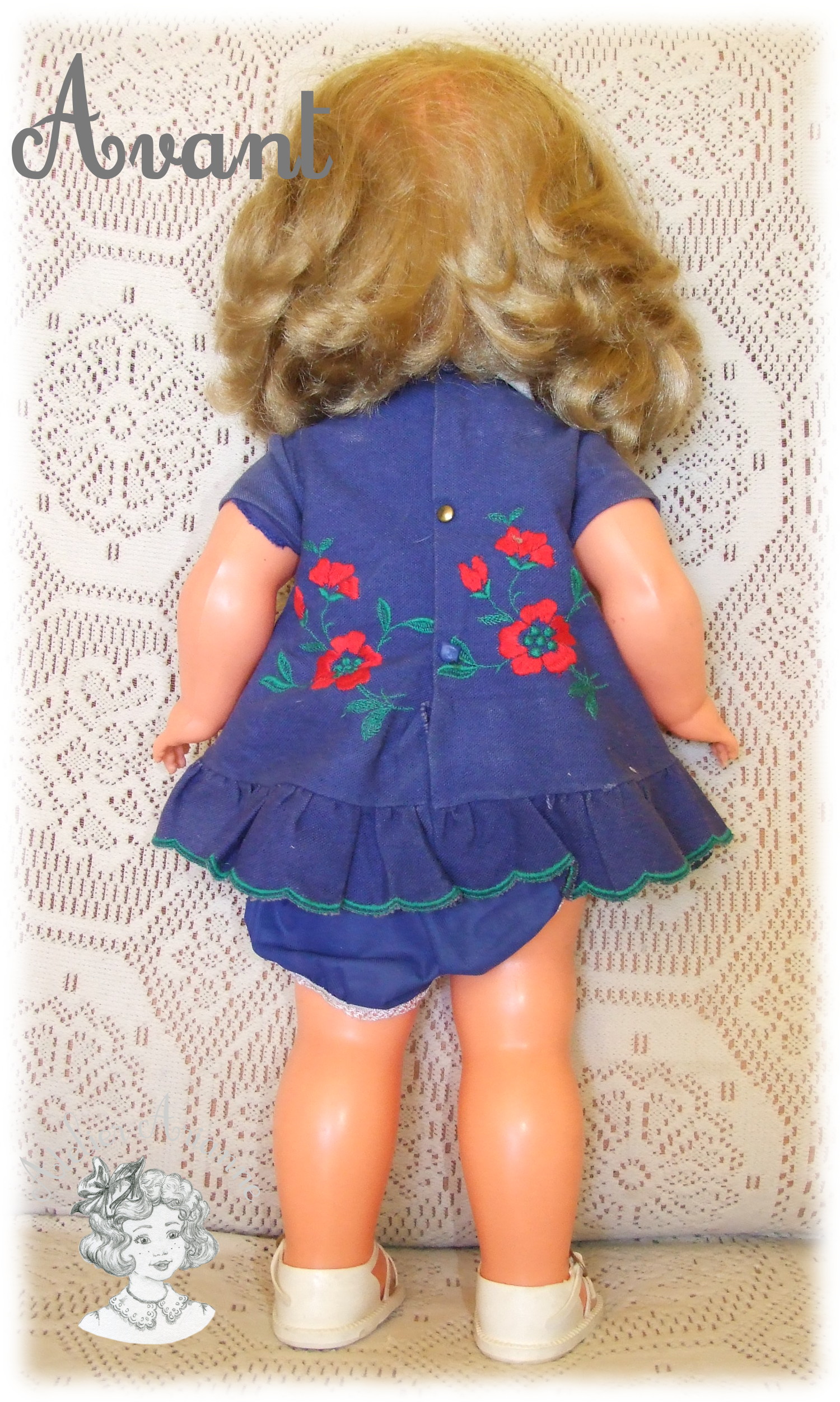 Poupée Evelyne – Petite Fille de France — Poupée Evelyne – Petite Fille de France — document original du blog, vue 8 — vue 8.