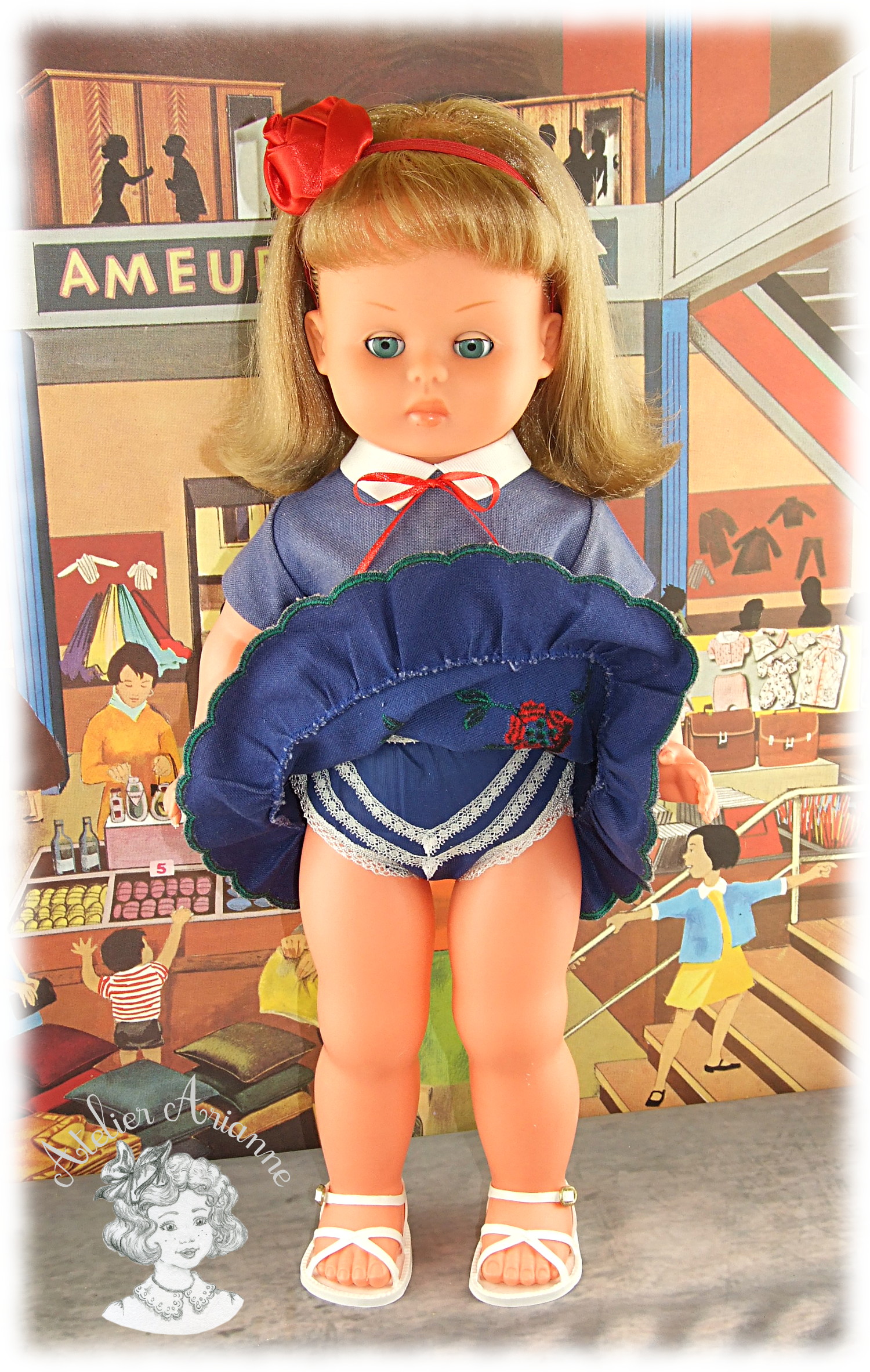 Poupée Evelyne – Petite Fille de France — Poupée Evelyne – Petite Fille de France — document original du blog, vue 6 — vue 6.