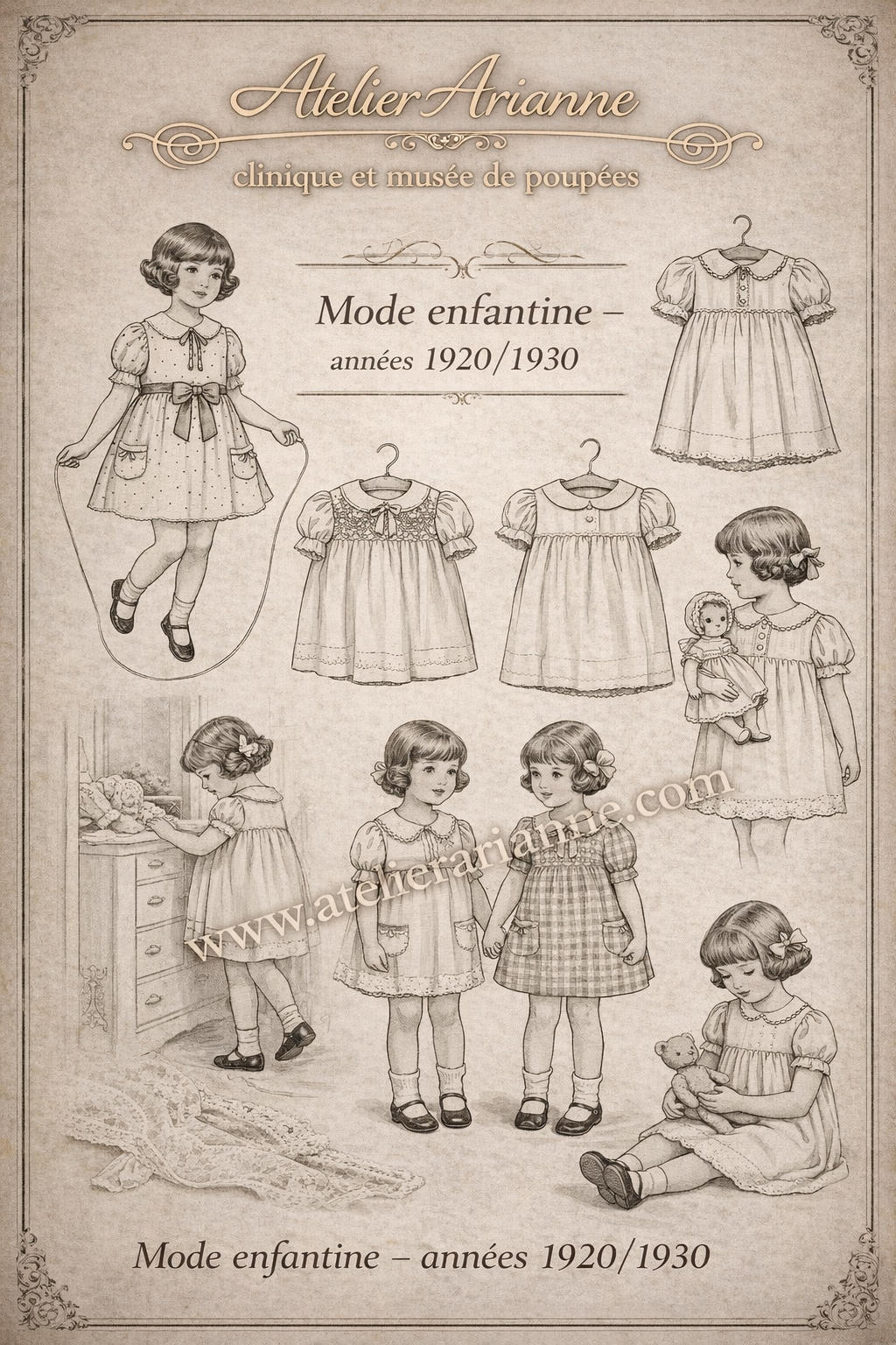 Jeanne d’Arc de Petitcollin — années 1920 et 1930 — Atelier Arianne – clinique et musée de poupées – Jeanne d’Arc, un voyage dans le temps… retour au cœur des années 1920 et 1930 — document original du blog, vue 11 — vue 7.
