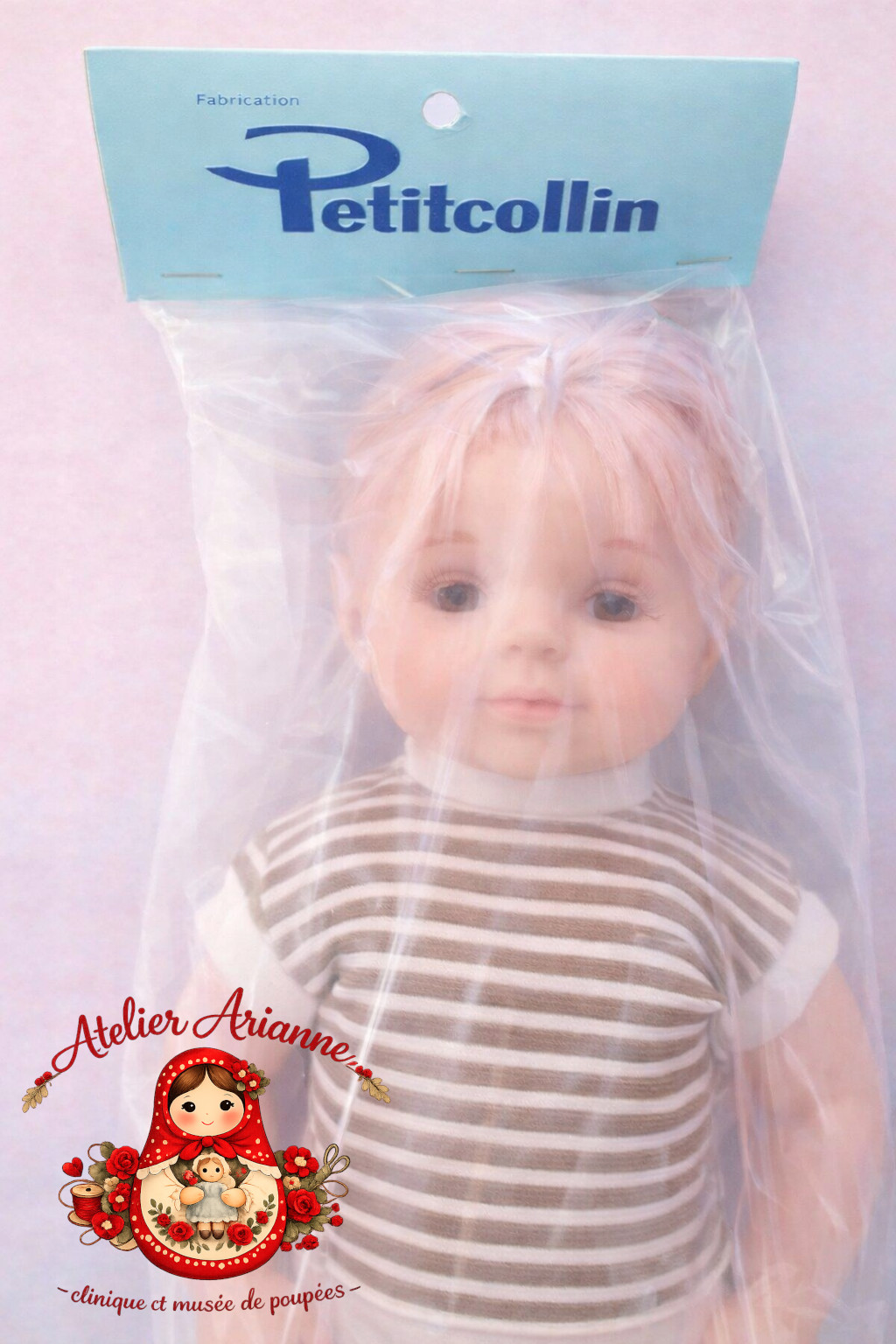 Le baigneur « SIDAC » de Petitcollin — Atelier Arianne clinique et musée de poupées: Le baigneur « SIDAC » de la société Petitcollin — document original du blog, vue 11 — vue 11.