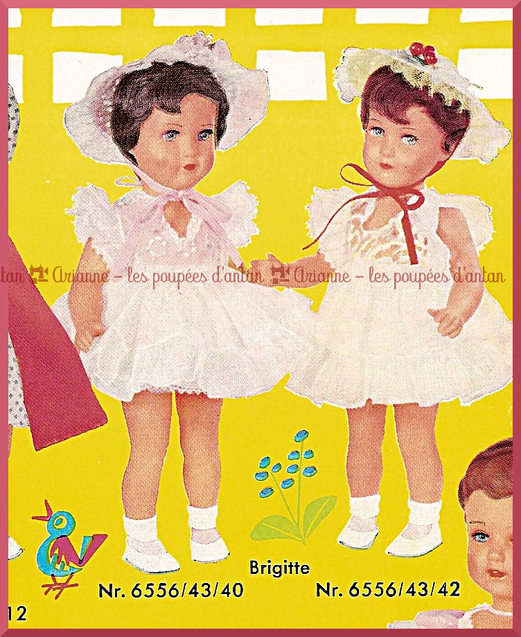 BRIGITTE – CATALOGUE SCHILDKRÖT DE 1959 – DEUX MAGNIFIQUES TENUES PRINTANIÈRES — BRIGITTE – CATALOGUE SCHILDKRÖT DE 1959 – DEUX MAGNIFIQUES TENUES PRINTANIÈRES — document original du blog, vue 1 — vue 1.
