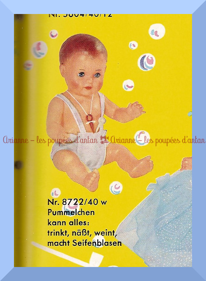 PUMMELCHEN – BAIGNEUR DU CATALOGUE SCHILDKRÖT DE 1959 — PUMMELCHEN – BAIGNEUR DU CATALOGUE SCHILDKRÖT DE 1959 — document original du blog, vue 1 — vue 1.