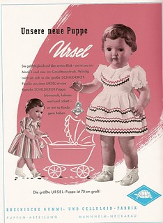 POUPÉE URSEL DE SCHILDKROT – TROIS MODÈLES — 1954 — vue 3.