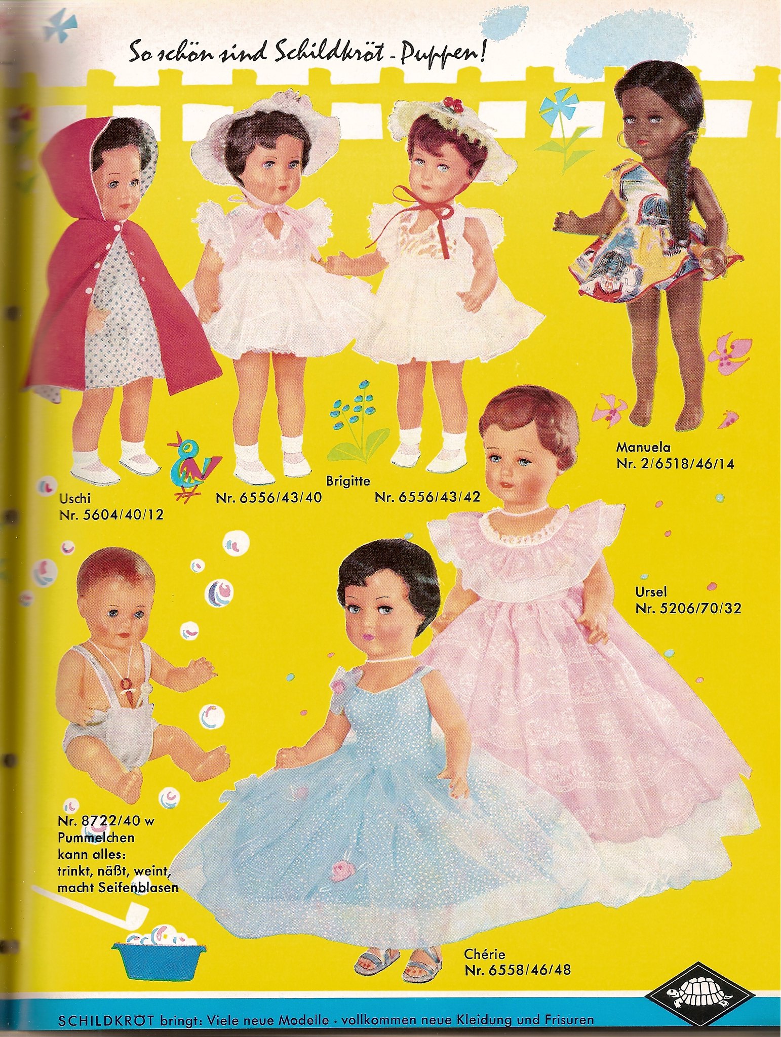 POUPÉE URSEL DE SCHILDKROT – TROIS MODÈLES — 1959 — vue 4.