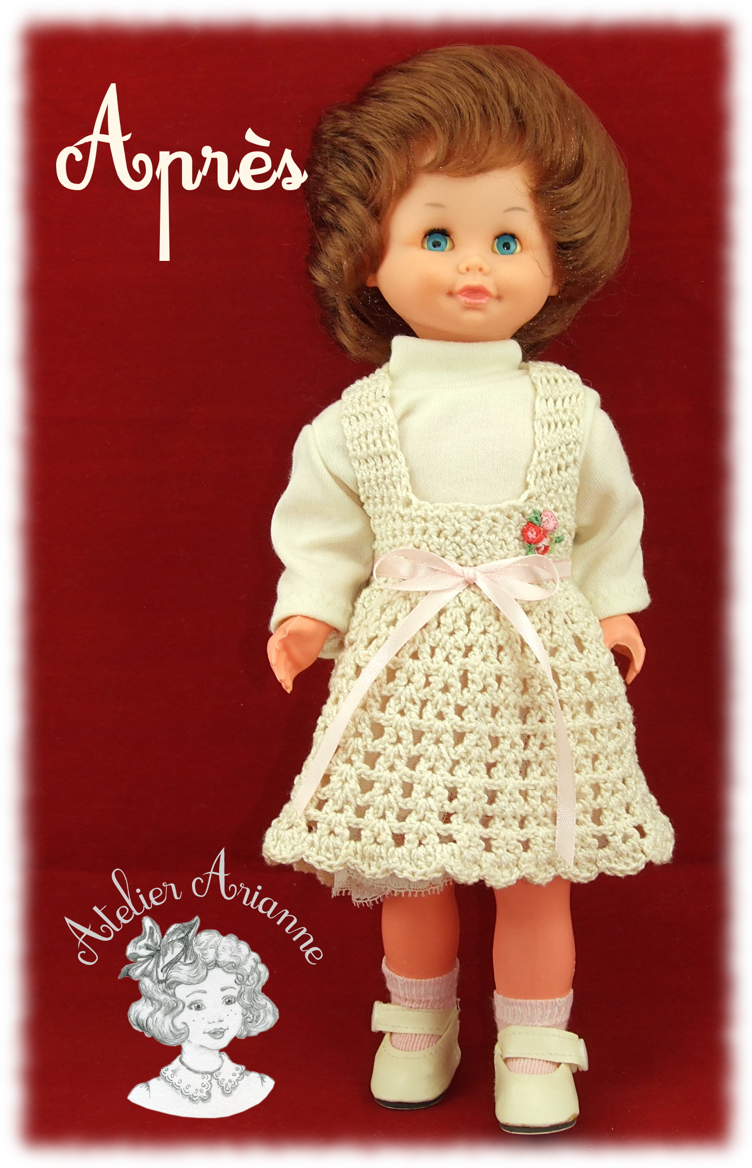 POUPÉE MIRELLA DE CABAR-GABAR – 35 cm — POUPÉE MIRELLA DE CABAR-GABAR – 35 cm — document original du blog, vue 2 — vue 2.