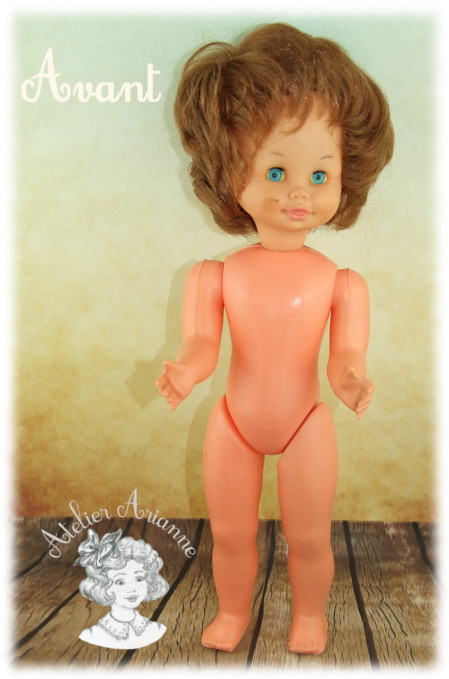 POUPÉE MIRELLA DE CABAR-GABAR – 35 cm — POUPÉE MIRELLA DE CABAR-GABAR – 35 cm — document original du blog, vue 4 — vue 4.