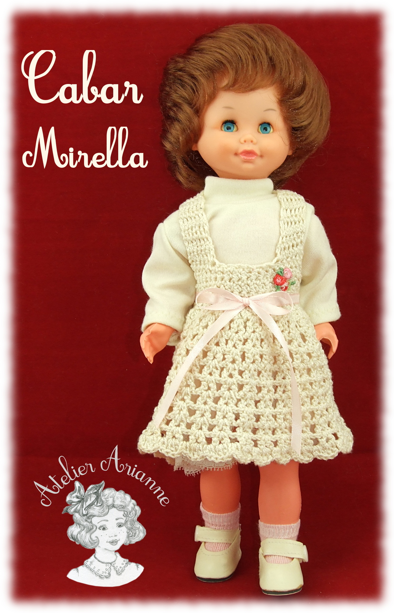 POUPÉE MIRELLA DE CABAR-GABAR – 35 cm — POUPÉE MIRELLA DE CABAR-GABAR – 35 cm — document original du blog, vue 1 — vue 1.