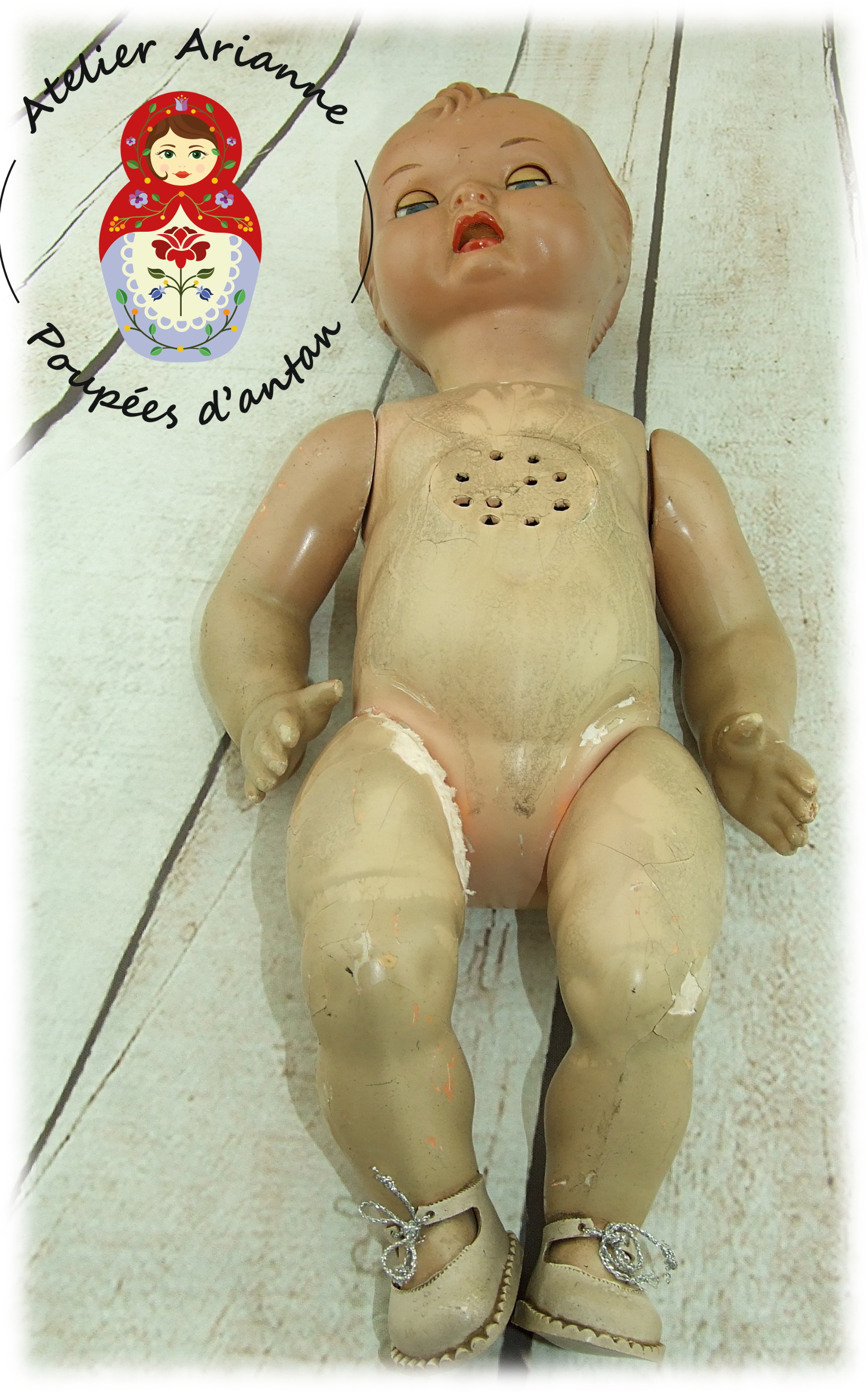 PETITE TROUVAILLE POUR LE MUSÉE : UN JOLI BÉBÉ À IDENTIFIER — PETITE TROUVAILLE POUR LE MUSÉE : UN JOLI BÉBÉ À IDENTIFIER — document original du blog, vue 2 — vue 2.