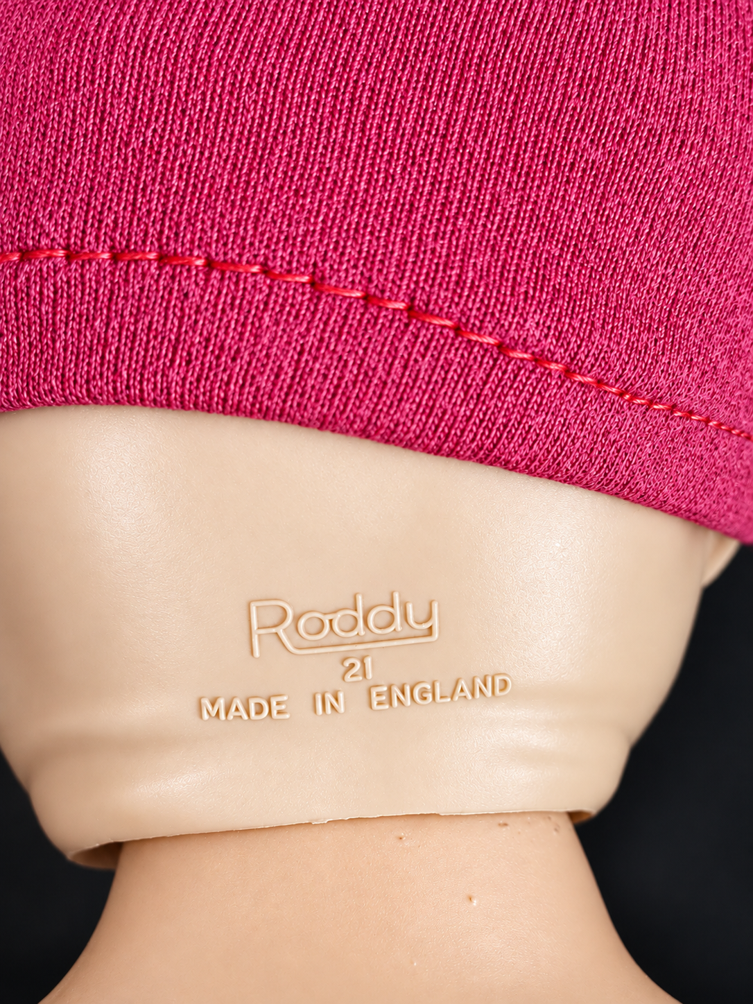 Deux poupées marcheuses mécaniques — Roddy et EEGEE — Marquage photographié « Roddy 21 MADE IN ENGLAND » — vue 3.